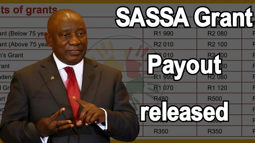 SASSA Grant Payout